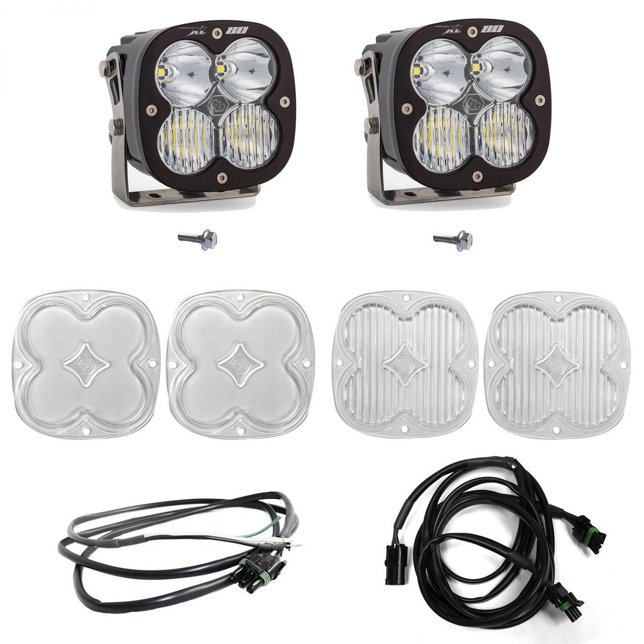 Baja Designs Ford XL80 A-Pillar Light Kit for 2021-2022 Bronco (Upfitter)