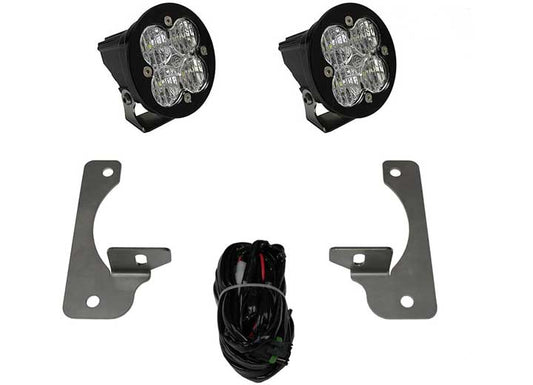 Baja Designs Jeep JK Squadron-R Sport Fog Pocket Light Kit (Clear - Wide Cornering) Baja Designs