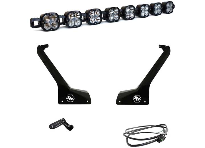 Baja Designs Jeep JL JT 8XL Linkable Roof Mount Light Kit (clear - Multi-Pattern)