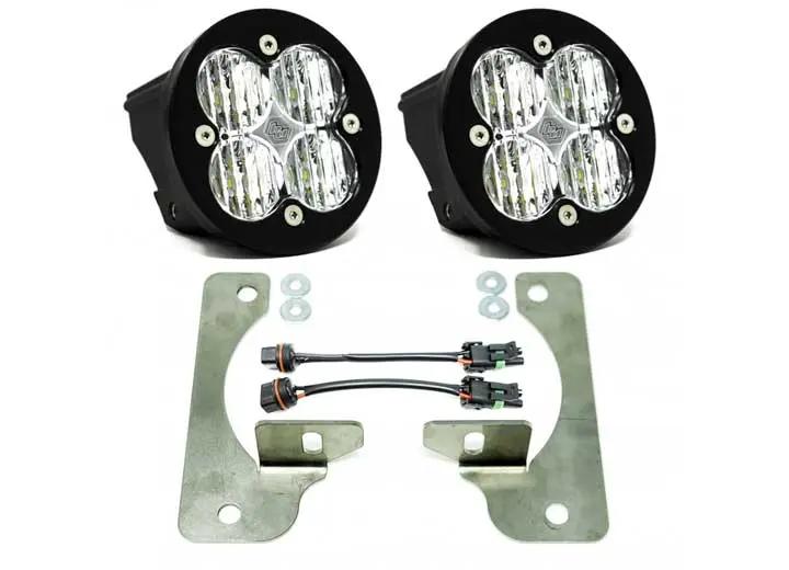 Baja Designs - Baja Designs Jeep JL/JT Squadron - R SAE Fog Pocket Light Kit (Clear - SAE Fog)