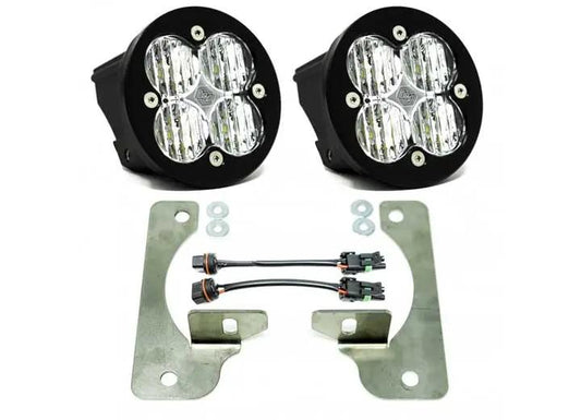 Baja Designs - Baja Designs Jeep JL/JT Squadron - R SAE Fog Pocket Light Kit (Clear - SAE Fog)