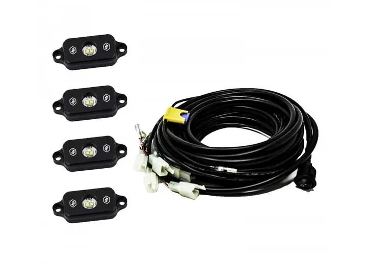 Baja Designs - Baja Designs LED Rock Light Kit (Red) - Universal