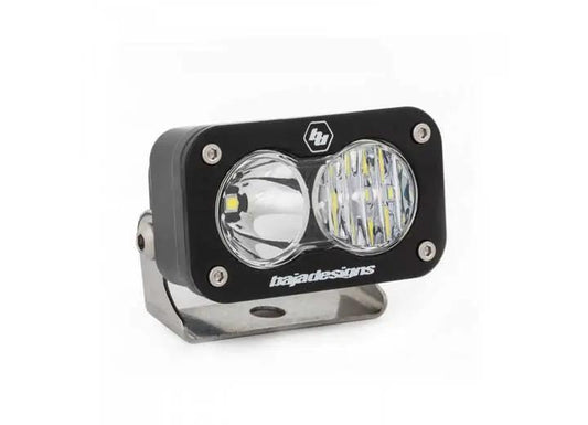 Baja Designs - Baja Designs S2 Sport Black LED Auxiliary Light Pod (Clear - Driving/Combo)