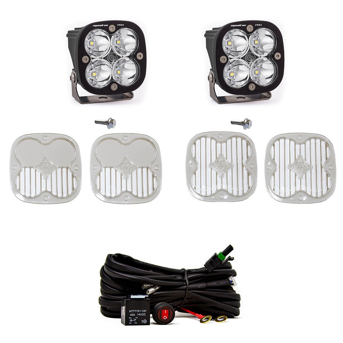 Ford Squadron Pro A-Pillar Light Kit (Clear - Spot)