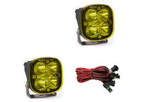Baja Designs - Baja Designs Squadron Pro Black LED Auxiliary Light Pod Pair (Baja Amber, Spot) - Venture Overland Company