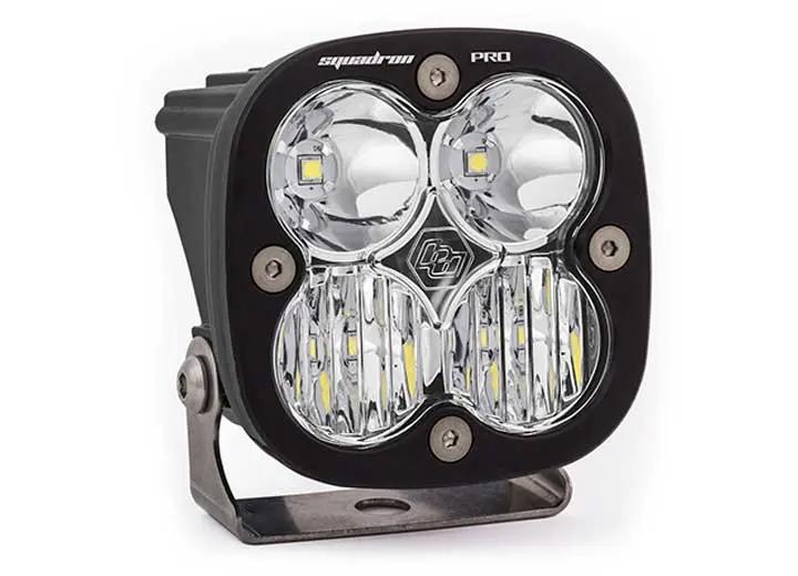Baja Designs - Baja Designs Squadron Pro Black LED Auxiliary Light Pod Pair (Clear - Driving Combo)