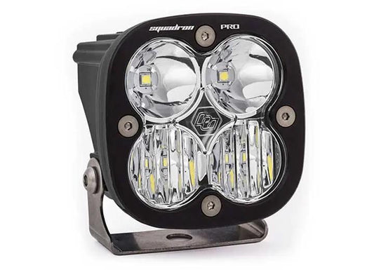 Baja Designs - Baja Designs Squadron Pro Black LED Auxiliary Light Pod Pair (Clear - Driving Combo)