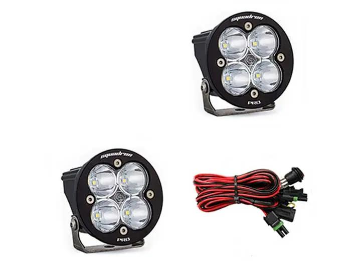 Baja Designs - Baja Designs Squadron - R Pro Black LED Auxiliary Light Pod Pair - Venture Overland Company