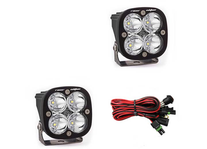 Baja Designs Squadron Racer Edition LED Auxiliary Light Pod Pair - Clear Spot