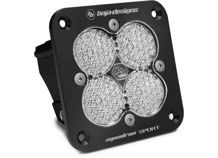 Baja Designs - Baja Designs Squadron Sport Black Flush Mount LED Auxiliary Light Pod - Universal