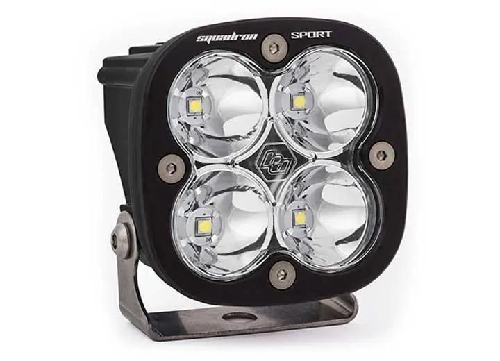 Baja Designs - Baja Designs Squadron Sport Black LED Auxiliary Light Pod (Clear - Spot)