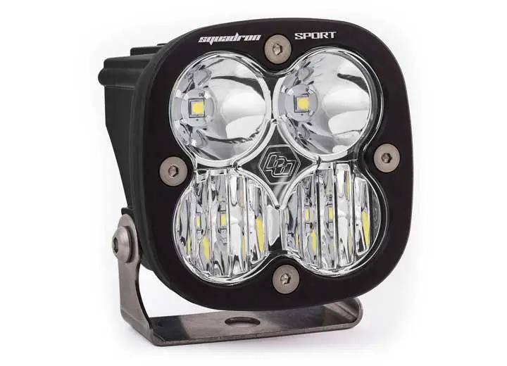 Baja Designs - Baja Designs Squadron Sport Black LED Auxiliary Light Pod Pair (Clear - Driving Combo)