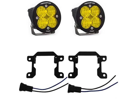 Baja Designs - Baja Designs Squadron Sport Fog Pocket Light Kit - Amber (Wide Cornering, 2019 - 2022 Ram 2500/3500 Big Horn)
