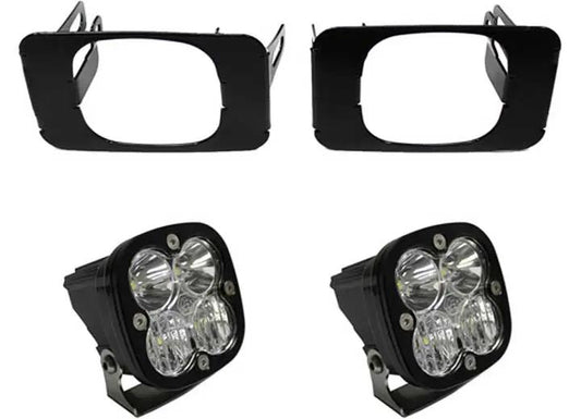Baja Designs - Baja Designs Squadron Sport Fog Pocket Light Kit (Clear - Wide Cornering)
