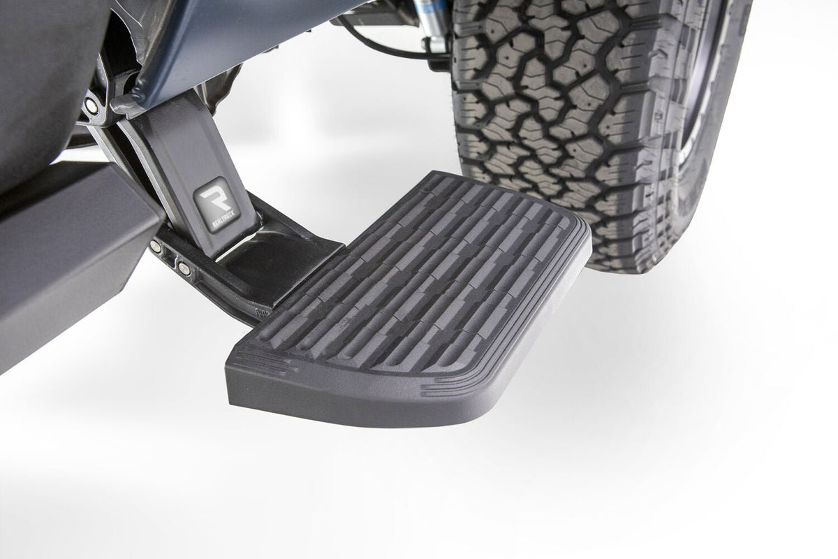 AMP Research -Bedstep®2 Flip Down Side Bumper Step 19-26 RAM 2500/3500, Excludes Dually