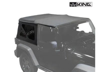 Overland Vehicle Systems / Up Down Air - Black Diamond Replacement Soft Top for 2010 - 2018 Jeep Wrangler JK 2 Door