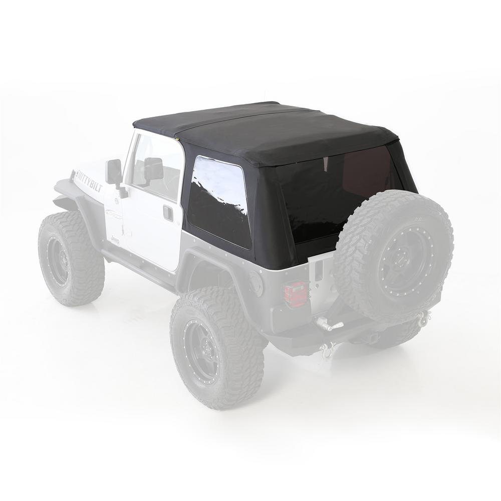 Smittybilt -Bowless Combo Top w/ Tinted Windows - Black Diamond (97-06 TJ)