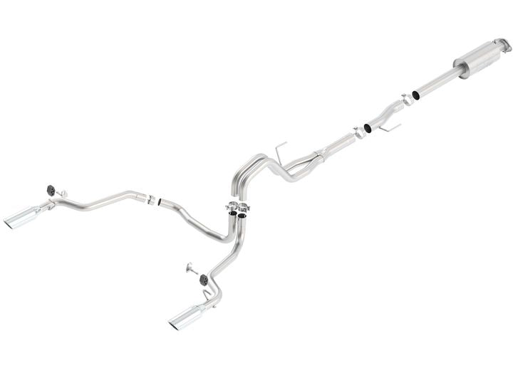 15-Current F150 3.5L/5.0L Extended Cab 78.8in Crew Cab 67.0in ATAK Cat-Back Exhaust System Borla Exhaust