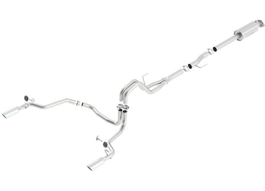 15-Current F150 3.5L/5.0L Extended Cab 78.8in Crew Cab 67.0in ATAK Cat-Back Exhaust System Borla Exhaust