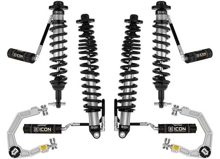 Icon Vehicle Dynamics - Bronco Non - Sasquatch 3 - 4 Inch Stage 4 Lift Suspension System - Heavy Rate Billet Upgrade