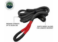 Overland Vehicle Systems - BRUTE 30 - Inch Kinetic Recovery Strap with Storage Bag - Gray/Black
