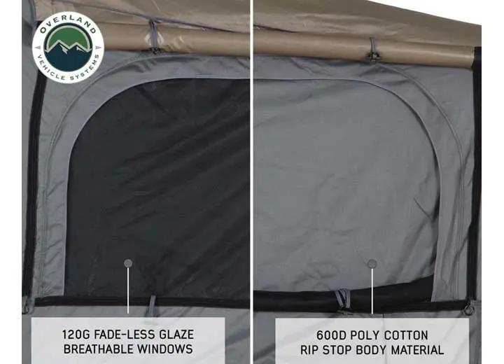 Overland Vehicle Systems - BUSHVELD HARD SHELL ROOFTOP TENT FOR 4 ADVENTURERS