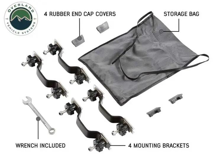 Overland Vehicle Systems - BUSHVELD HARD SHELL ROOFTOP TENT FOR 4 ADVENTURERS