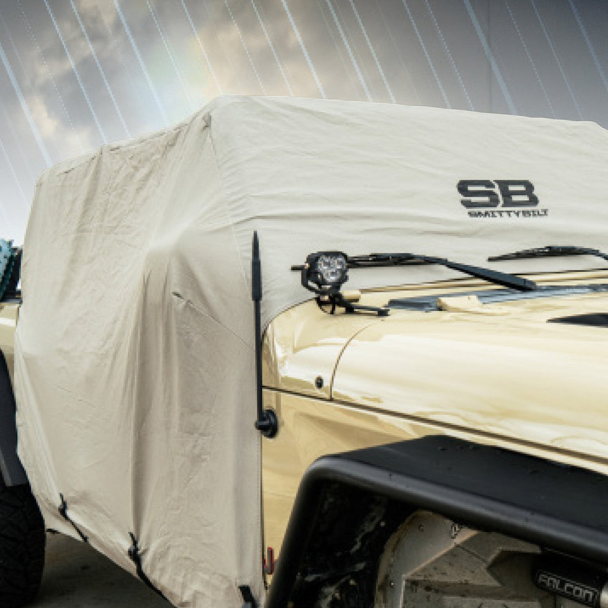 Smittybilt -Cab Cover w/ Door Flaps - Gray (20+ JT)
