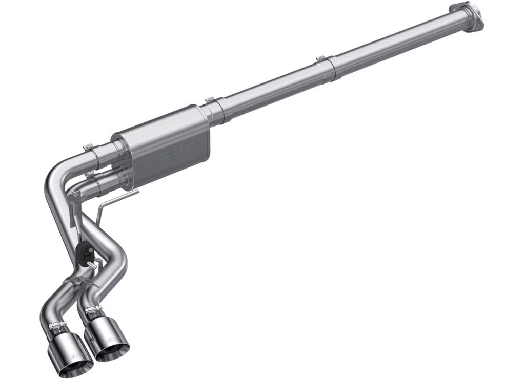 MBRP, Inc. - Cat - Back Exhaust System for 21 - C F150 2.7L/3.5L ECOBOOST & 5.0L - Race Profile Performance Upgrade