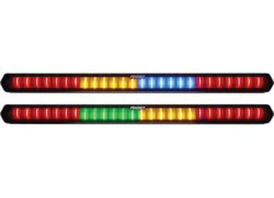 Chase 28-Inch 5-Color LED Light Bar with 27 Customizable Modes for Enhanced Visibility