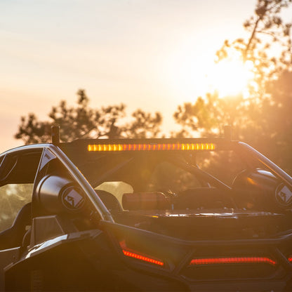 RIGID Industries -Chase Rear Facing 27 Mode 5 Color LED Light Bar 28 Inch, Surface Mount