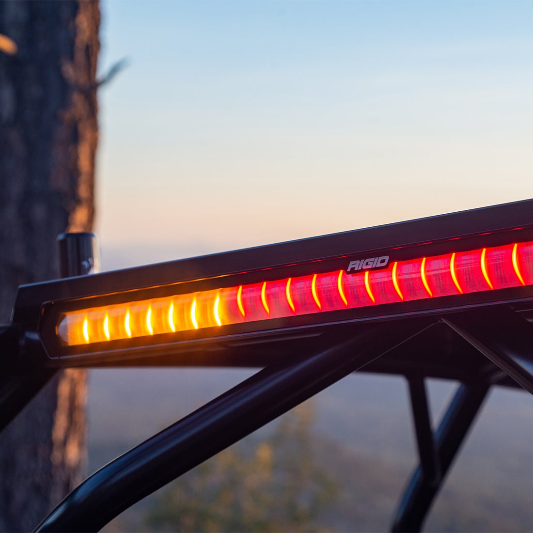 RIGID Industries -Chase Rear Facing 27 Mode 5 Color LED Light Bar 28 Inch, Surface Mount