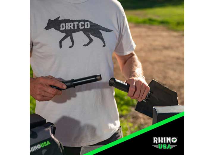 Rhino USA - Compact 24 - Inch Folding Shovel for Outdoor Adventures