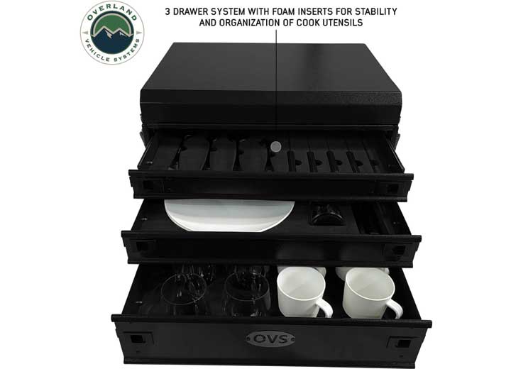 CP DUTY GLAMPING 39 PIECE GLAMPING KITCHEN SYSTEM