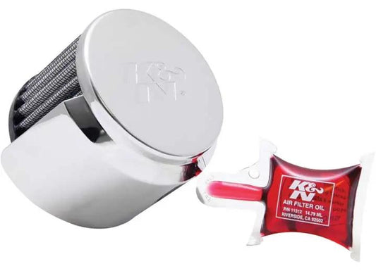 K&N Filters - C/V PUSH IN 3"OD 2 - 1/2"H W - D/S