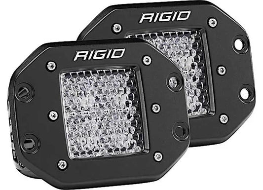 Rigid Industries - D - Series PRO Flood Light – 3168 Lumens, IP68 - Rated, Sleek Black Flush Mount