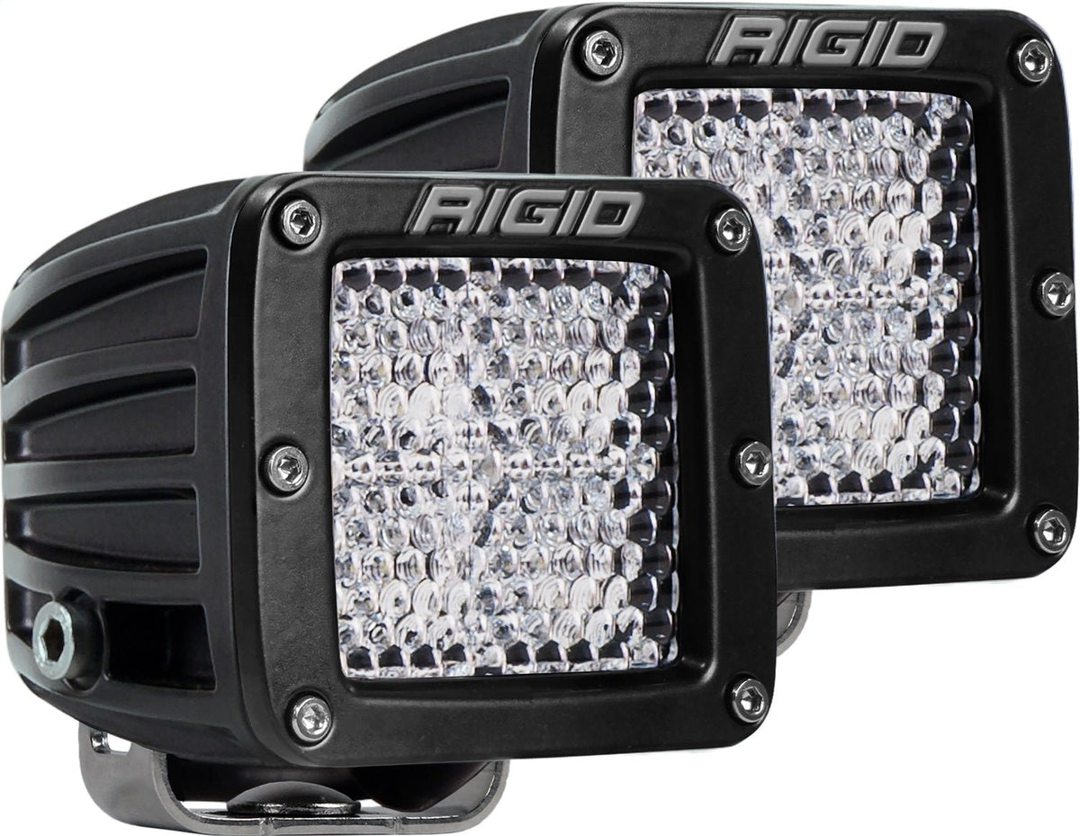 RIGID Industries - D - Series PRO LED Light, Diffused Lens, Surface Mount, Pair