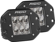 RIGID Industries - D - Series PRO LED Light, Driving Optic, Flush Mount, Black Housing, Pair