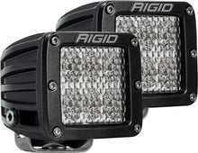 RIGID Industries - D - Series PRO LED Light, Flood Diffused, Surface Mount, Black Housing, Pair
