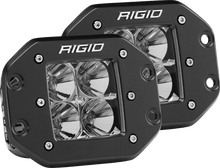 RIGID Industries - D - Series PRO LED Light, Flood Optic, Flush Mount, Pair
