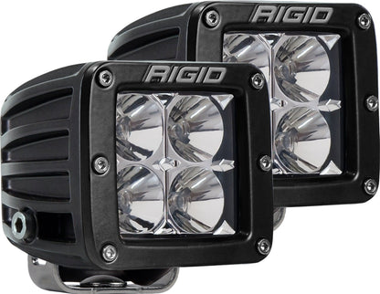 RIGID Industries - D - Series PRO LED Light, Flood Optic, Surface Mount, Pair