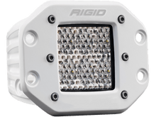 RIGID Industries - D - Series PRO Light, Flood Diffused, Flush Mount, White Housing, Single
