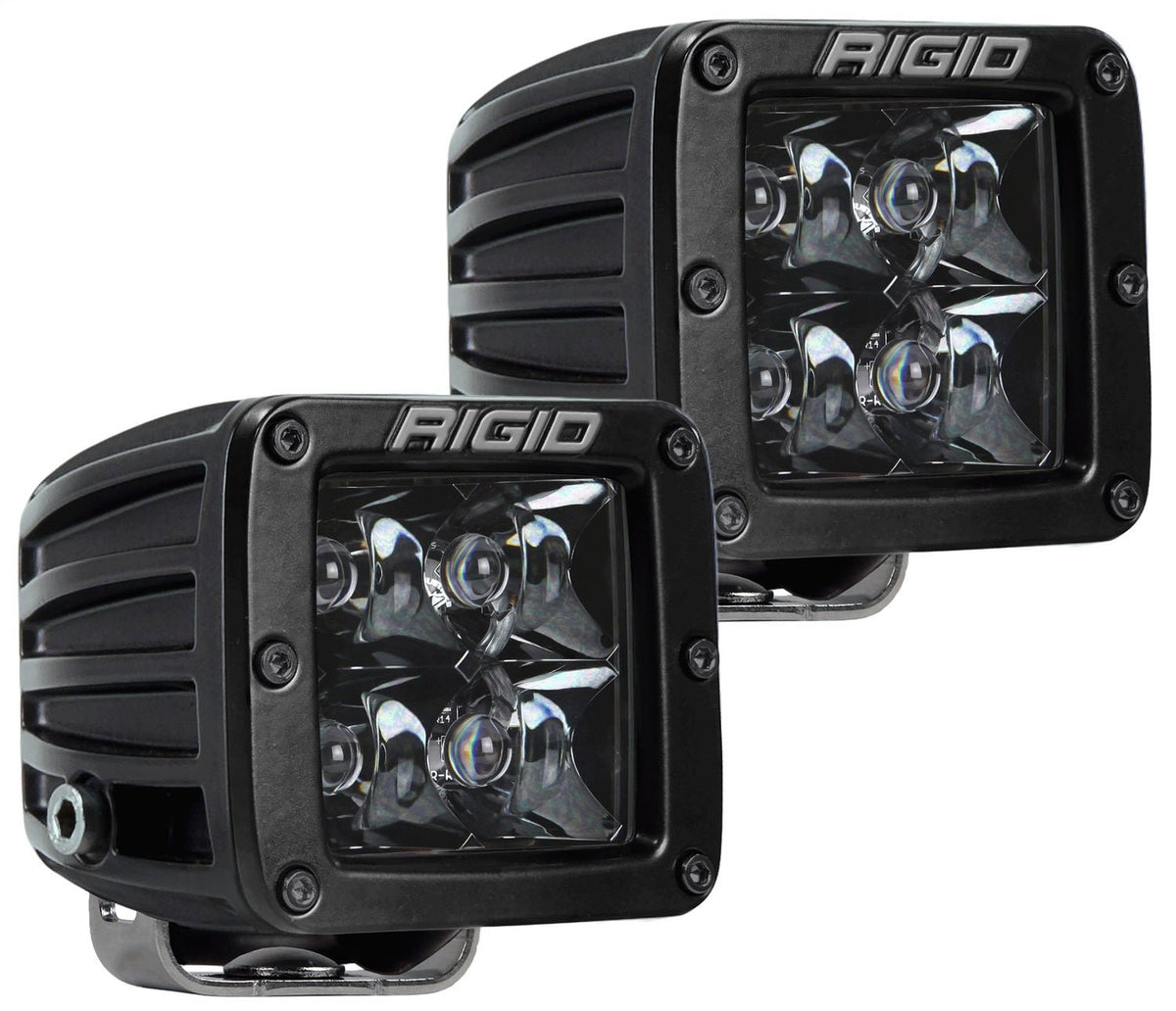 RIGID Industries - D - Series PRO Midnight Edition, Spot Optic, Surface Mount, Pair