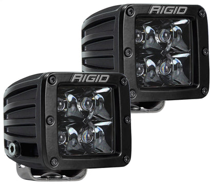 RIGID Industries - D - Series PRO Midnight Edition, Spot Optic, Surface Mount, Pair