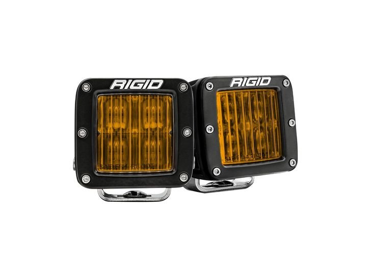 Rigid Industries - D - Series Pro SAE Fog Lights, Yellow Pair for Enhanced Visibility and Safety in Foggy Conditions