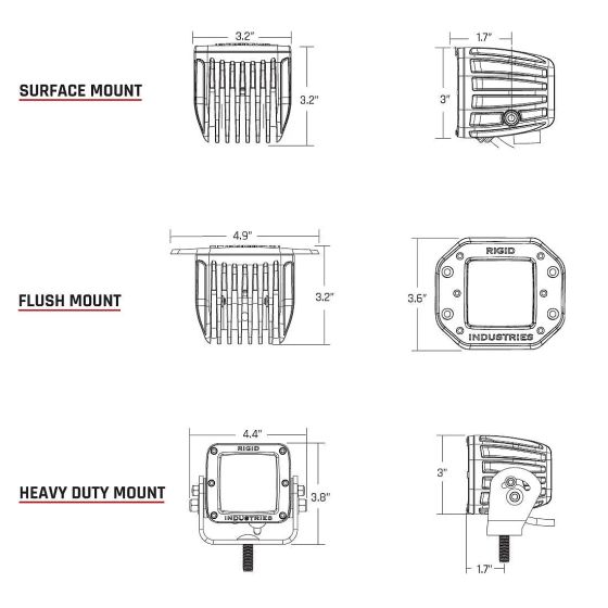 D-Series Pro Spot Midnight 2 - Professional High-Output Off-Road Lighting