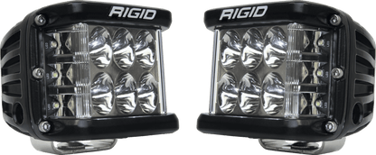 RIGID Industries - D - SS PRO Side Shooter, Driving Optic, Surface Mount, Black Housing, Pair
