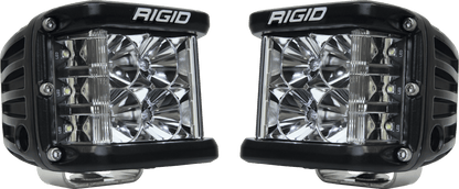 RIGID Industries - D - SS PRO Side Shooter, Flood Optic, Surface Mount, Black Housing, Pair