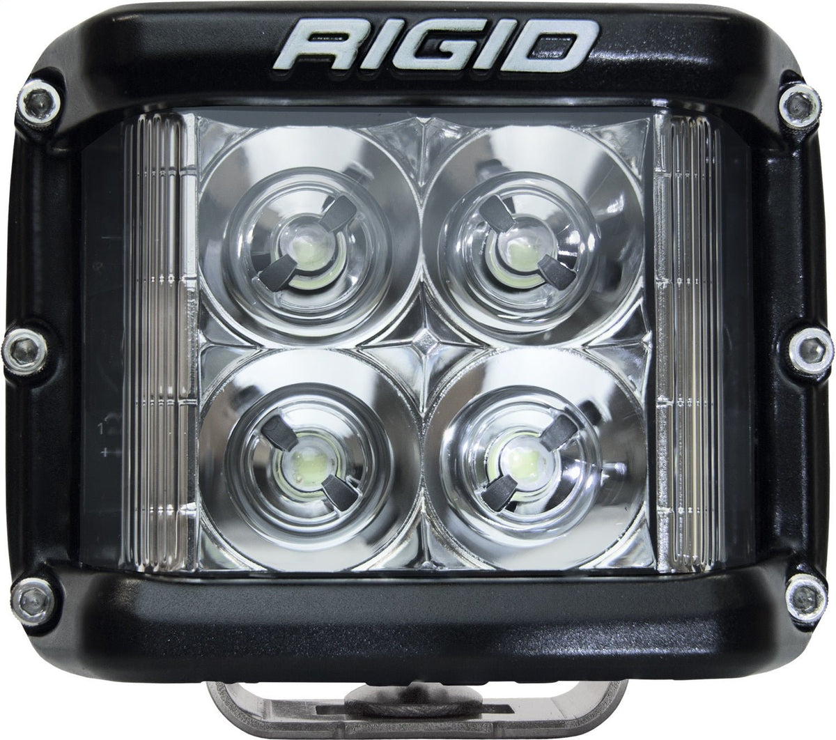 RIGID Industries - D - SS PRO Side Shooter, Flood Optic, Surface Mount, Black Housing, Single