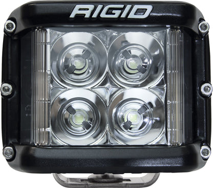 RIGID Industries - D - SS PRO Side Shooter, Flood Optic, Surface Mount, Black Housing, Single
